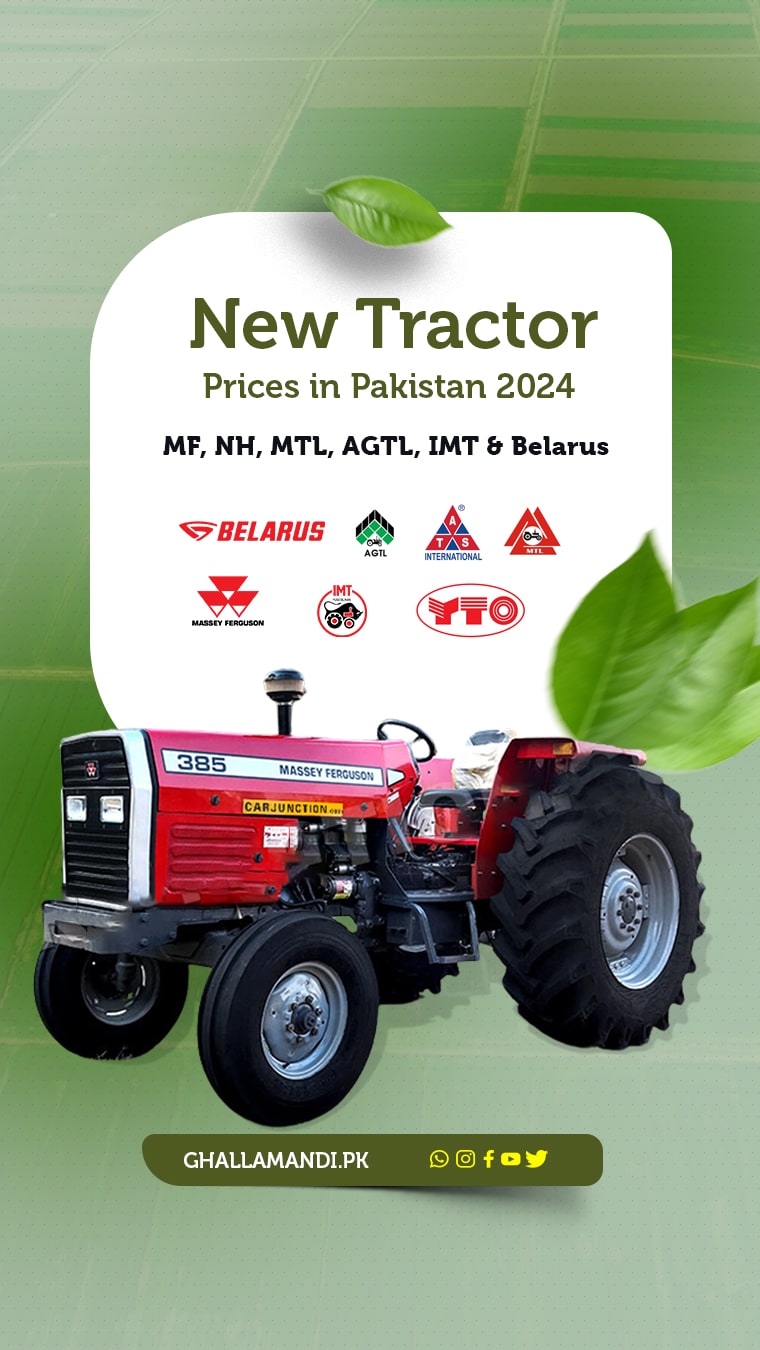 New Tractor Prices in Pakistan 2024 – MF, NH, MTL, AGTL, IMT & Belarus